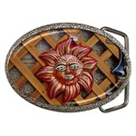 face-sun-i9e Belt Buckle