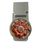 face-sun-i9e Money Clip (Round)