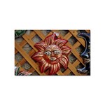 face-sun-i9e Sticker (Rectangular)