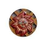 face-sun-i9e Magnet 3  (Round)