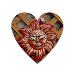 face-sun-i9e Magnet (Heart)