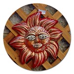 face-sun-i9e Magnet 5  (Round)