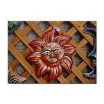 face-sun-i9e Sticker A4 (10 pack)