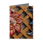 face-sun-i9e Mini Greeting Card