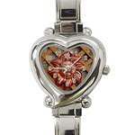 face-sun-i9e Heart Italian Charm Watch