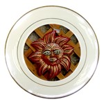 face-sun-i9e Porcelain Plate