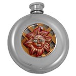 face-sun-i9e Hip Flask (5 oz)