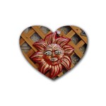 face-sun-i9e Heart Coaster (4 pack)