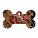 face-sun-i9e Dog Tag Bone (One Side)