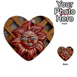 face-sun-i9e Multi-purpose Cards (Heart)