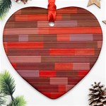 colours-u0o2 Heart Ornament (Two Sides)