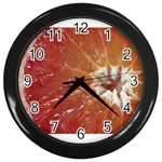 fruits-03 Wall Clock (Black)