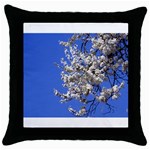 flowers-c4bt Throw Pillow Case (Black)