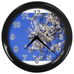 flowers-c4bt Wall Clock (Black)