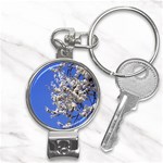 flowers-c4bt Nail Clippers Key Chain