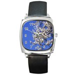 flowers-c4bt Square Metal Watch