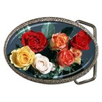 flowers-02 Belt Buckle