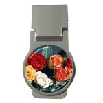 flowers-02 Money Clip (Round)