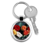 flowers-02 Key Chain (Round)