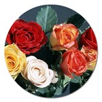 flowers-02 Magnet 5  (Round)