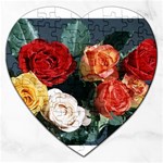 flowers-02 Jigsaw Puzzle (Heart)