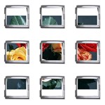 flowers-02 Mega Link Italian Charm (9 pack)