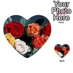 flowers-02 Multi-purpose Cards (Heart)
