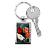 flowers-02 Key Chain (Rectangle)