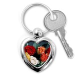 flowers-02 Key Chain (Heart)