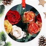 flowers-02 Round Ornament (Two Sides)