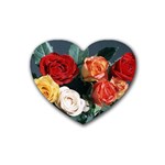 flowers-02 Heart Coaster (4 pack)