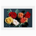 flowers-02 Glasses Cloth (Large, Two Sides)