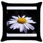 flower-i59e Throw Pillow Case (Black)