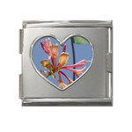 texture-4rs0 Mega Link Heart Italian Charm (18mm)