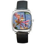 texture-4rs0 Square Metal Watch