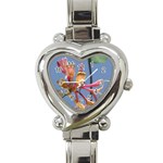 texture-4rs0 Heart Italian Charm Watch
