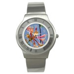 texture-4rs0 Stainless Steel Watch