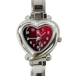watermark2 Heart Italian Charm Watch