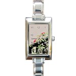 watermark2 Rectangular Italian Charm Watch