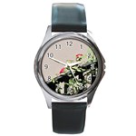 watermark2 Round Metal Watch