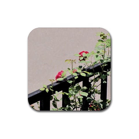 watermark2 Rubber Coaster (Square) from ArtsNow.com Front