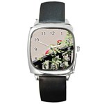 watermark2 Square Metal Watch