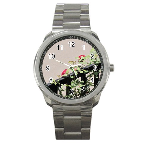 watermark2 Sport Metal Watch from ArtsNow.com Front
