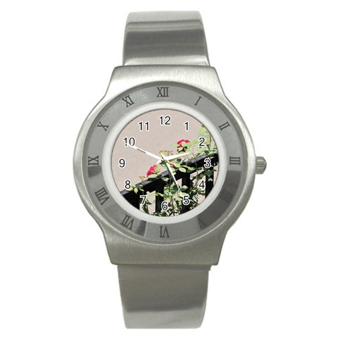 watermark2 Stainless Steel Watch from ArtsNow.com Front