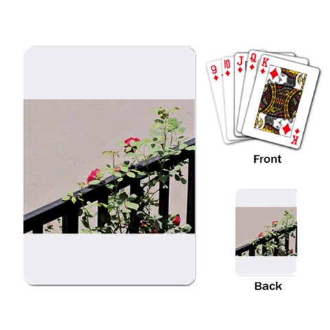 watermark2 Playing Cards Single Design from ArtsNow.com Back