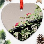 watermark2 Heart Ornament (Two Sides)