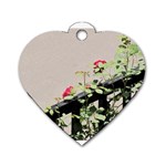 watermark2 Dog Tag Heart (One Side)