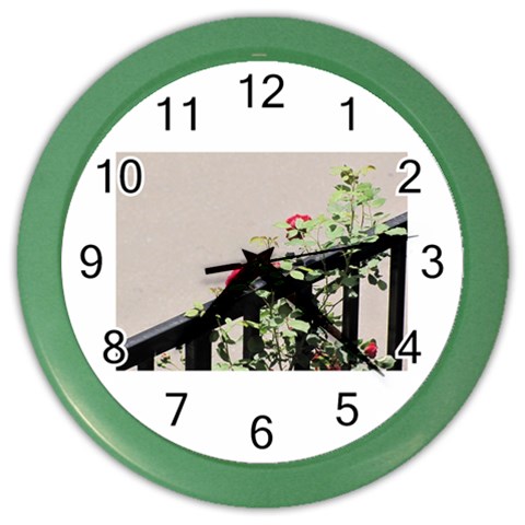 watermark2 Color Wall Clock from ArtsNow.com Front