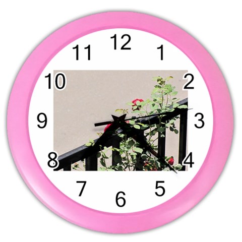 watermark2 Color Wall Clock from ArtsNow.com Front