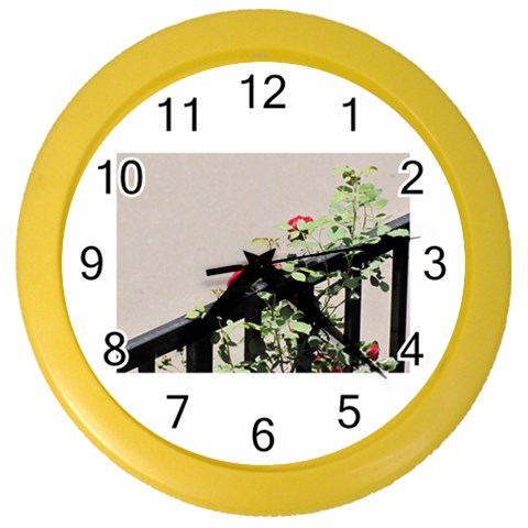 watermark2 Color Wall Clock from ArtsNow.com Front